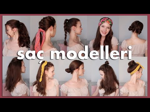 Video: Eşarplı Saç Modeli - Bu Yaz Için Kopyalanacak Gibi Görünüyor