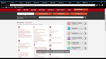 Database Navigation Video - Information Literacy UCM60202U2