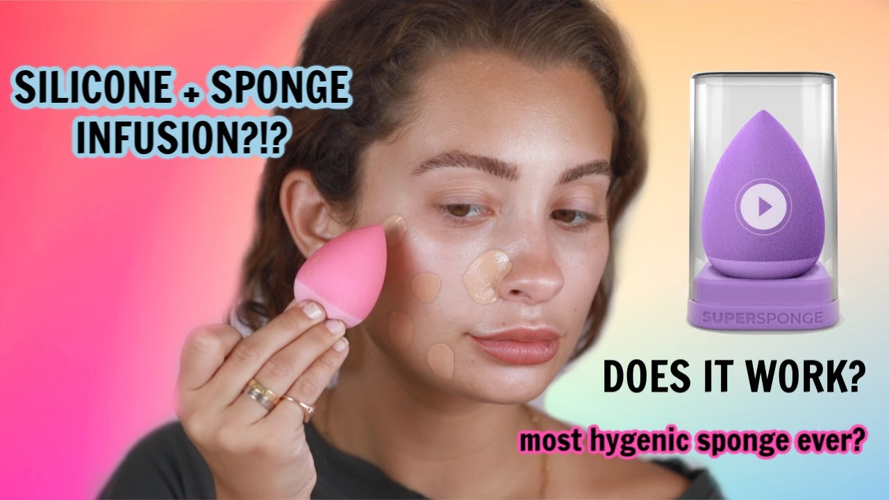 THE SUPER SILICONE SPONGE REVIEW... 4x the makeup coverage?! YouTube