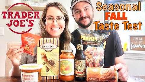 Taste Testing Seasonal Fall Items at Trader Joe’s for Fall 2022
