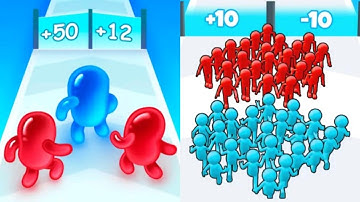 Join Blob Clash 3D VS Join Clash 3D Max All Levels Gameplay Android,iOS NEW UPDATE