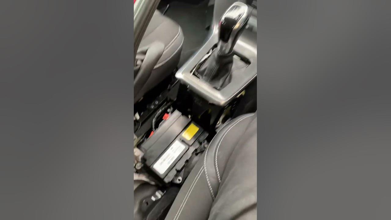 Volvo v40 airbag ECU unit module location. - YouTube