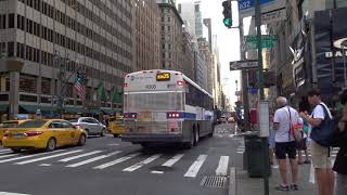 NYC Bus: Tottenville bound D4500CL 4305 SIM25 at 46 St/5 Av