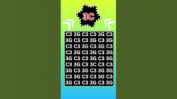 Only 10% of Highly Observational People Can Trace 3C in 5 secs #shorts #brainteaser