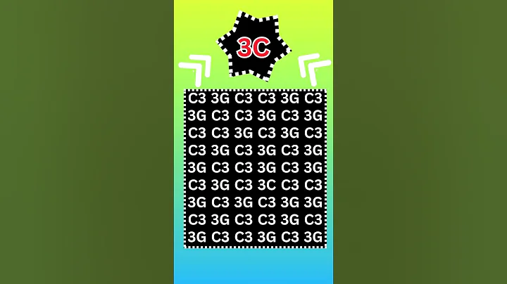 Only 10% of Highly Observational People Can Trace 3C in 5 secs #shorts #brainteaser