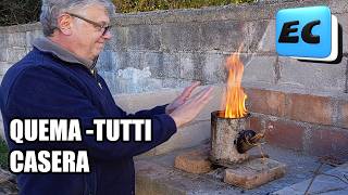 La "Quema-tutti": Cómo hacer una estufa solidaria con solo dos latas