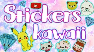 KAWAII НАКЛЕЙКИ СВОИМИ РУКАМИ / Как сделать СТИКЕРЫ / DIY stickers KAWAII