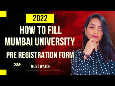 IF YOU ARE STUCK FILLING YOUR MUMBAI UNIVERSITY PRE ENROLMENT ADMISSION FORM 2022 | MUST WATCH