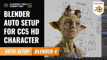 Blender Auto Setup For CC5 HD Character | Character Creator 5 Tutorial