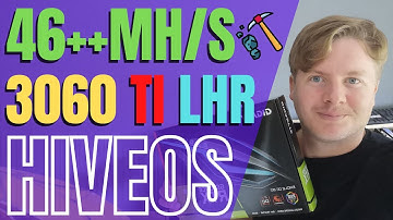 46++MH/s 3060 TI LHR Overclocking Settings With T-Rex Miner in HiveOS