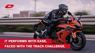 Faced with the track challenge, it performs with ease.丨SRK 800 RR