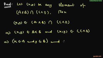 Some Useful Results on Cartesian Product of Sets Theorem   5  Theory of Relations  Math Lessons