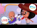 🔴LIVE! Клео и Кукин 👶 ЛУЧШИЕ ПЕСЕНКИ! 🎵🌟 Cleo y Cuquin 🤣 добрые мультики для детей