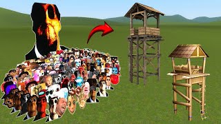 Obunga Family Vs Towers in Garry's Mod ( Part 2 )