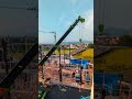 CRANE EXTENDING ITS BOOM #cranemachine #construction #shorts #shortsvideo