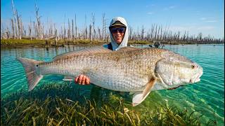 5 DAYS CHASING BACKWATER GIANTS! (BIGGEST REDFISH in THE WORLD!)