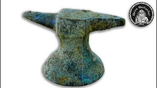 Old Rusty Soviet Anvil  Perfect Restoration