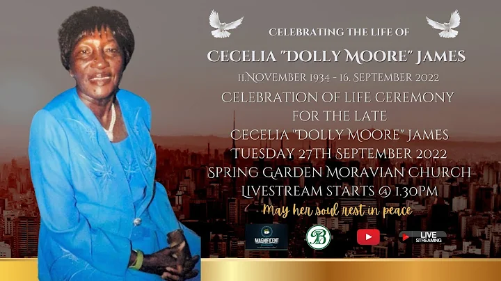 Celebration of Life Ceremony for the Late Cecelia ...
