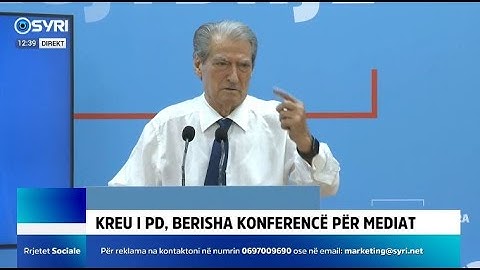 Kreu i PD Sali Berisha konferencë për mediat (07.07.2025)