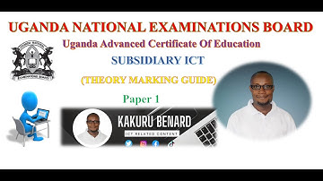 UNEB Sub ICT 2023 Paper 1 (Marking Guide) All Numbers Done in This Video