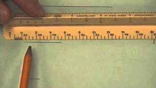 Reading a Scale Ruler