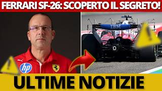 Ferrari SF-26: IL SEGRETO NASCOSTO che vale MEZZO SECONDO! | notizie di ferrari