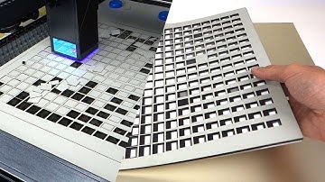 STENCILS | Generative art made with p5js and laser cutter (on Faction.art)