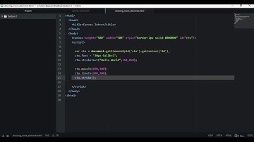 JavaScript Game Development Course Demo - Drawing more elements