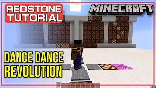 How to Build Dance Dance Revolution in Minecraft [Redstone Tutorial Video]