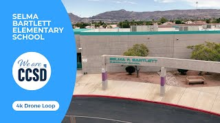 Selma F Bartlett Elementary School - 4k Drone Loop