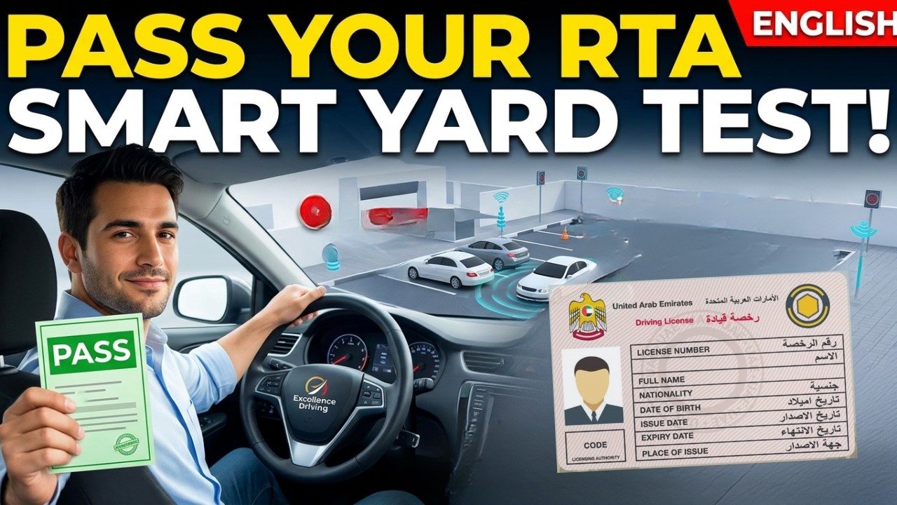 How to Pass the RTA Smart Yard Test: Full English Guide - YouTube