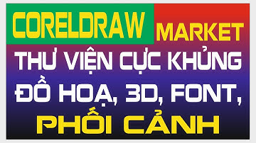 BỘ 3 1000 MACRO PLUGIN CORELDRAW  PHỐI CẢNH THƯ VIỆN ĐỒ HOẠ, 3D, FONT,  ĐO KÍCH THƯỚC MARKET