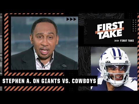 Stephen a. Reacts to the cowboys' win over the giants: this means nothing to me! | first take