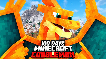I Spent 100 Days as a MEGA TRAINER in Pokémon Minecraft Against my Rival! (Duos Cobblemon)