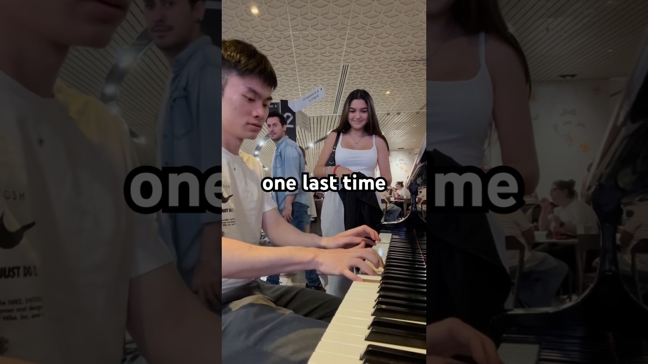 She asked me to play one last time 