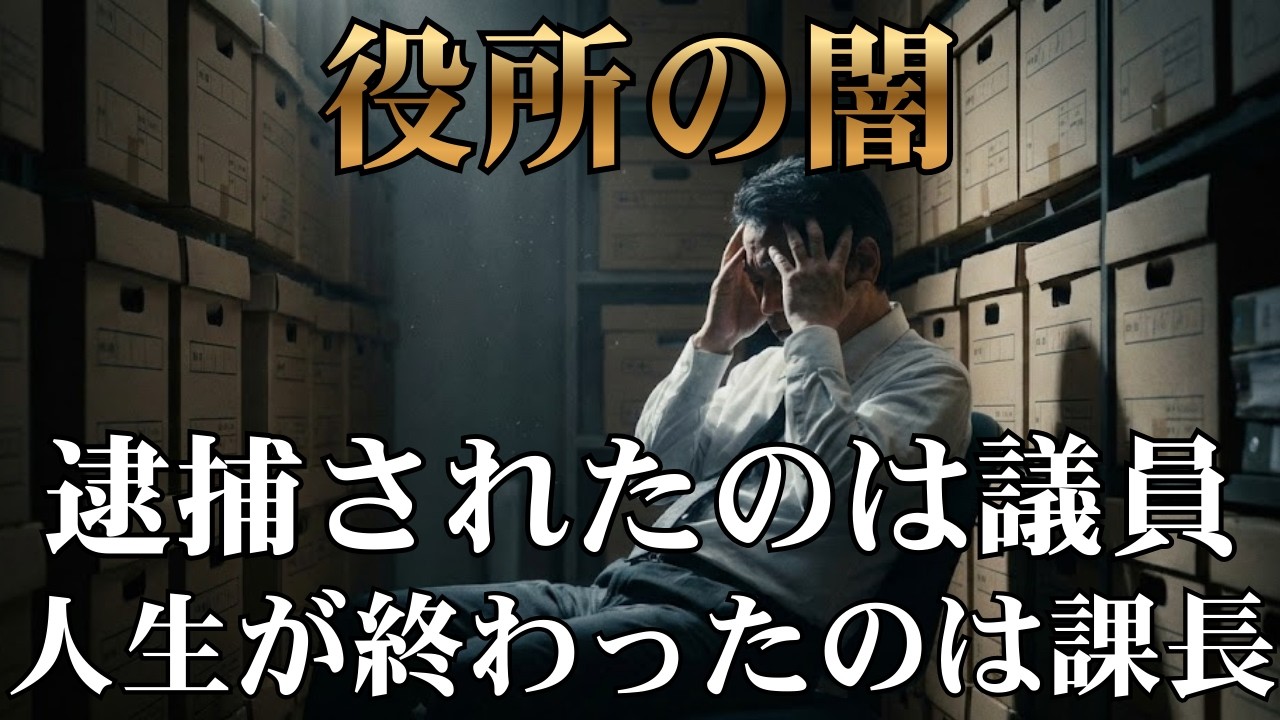 【実話】市議逮捕の裏で…無実の課長が背負わされた「汚れ役」の末路【税金の闇】 - YouTube