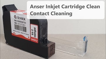 Anser Thermal Inkjet Printer (TIJ) - Contact Cleaning Procedure for U2 Smart and U2 Pro S printers