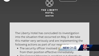 Security guard suspended after incident in Boston hotel bathroom