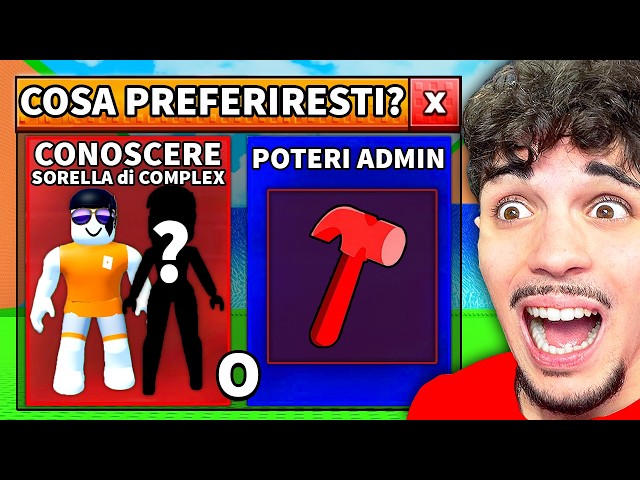COSA PREFERIRESTI ESTREMO MA CIÒ CHE SCEGLI ACCADE DAVVERO su SALVA i BRAINROT DALLO TSUNAMI..