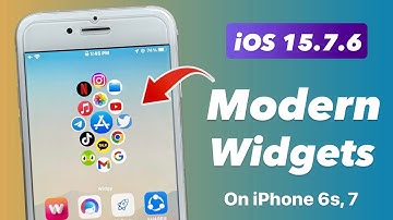 iOS 15.7.6 New Modern Widgets on iPhone 6s, 7, 7+ || iOS 15.7.6 New Features
