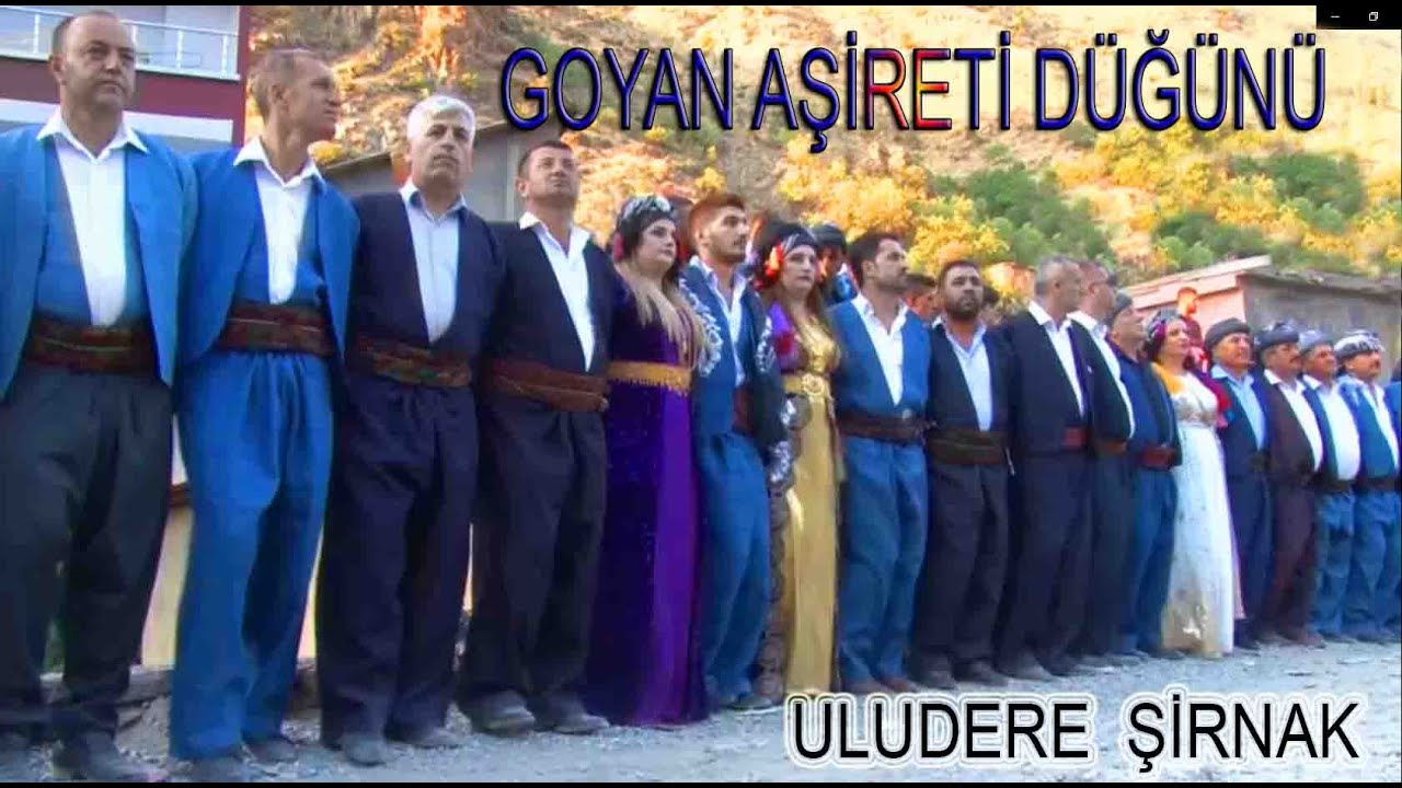 Şırnak Uludere Merkez de  Goyan Aşiret Düğünü