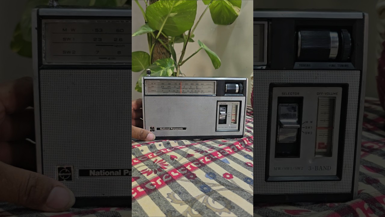 National Panasonic R-312II MW/1SW/SW2 3 Band Portable radio  Japan 🔥Mo. 9427322171