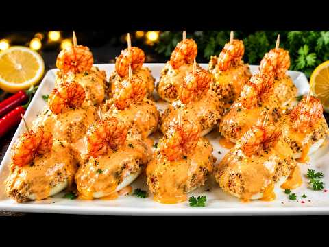 SHRIMP-STUFFED EGGS: They’re so delicious they’ll disappear from the table!