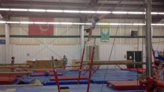 Alexis Geneau - Pirouette to Shoot half to Toe full on bars - November 2016 (Class of 2019)