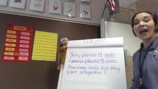 Solving Addition Story Problems with Clue Words
