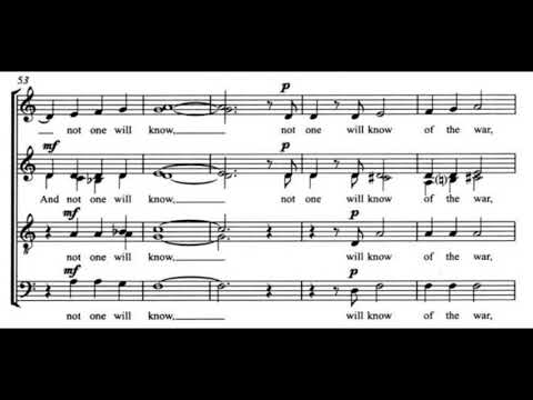There Will Come Soft Rains (I. Antognini) Score Animation