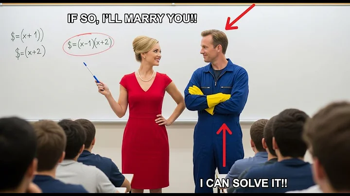 “Solve This Equation and I’ll Marry You,” Professor Laughed — Then Froze When the Janitor Solved It.