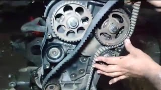 how to replace 2004-2008 chevrolet aveo engine timing belt perfectly || Asad info plug