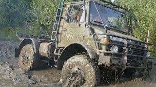 МЕГА-УАЗ на ЗАДНЕМ ПРИВОДЕ по следам UNIMOGa off road 4×4