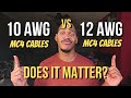 What size solar mc4 cable should you get 12 vs 10 gauge  awg